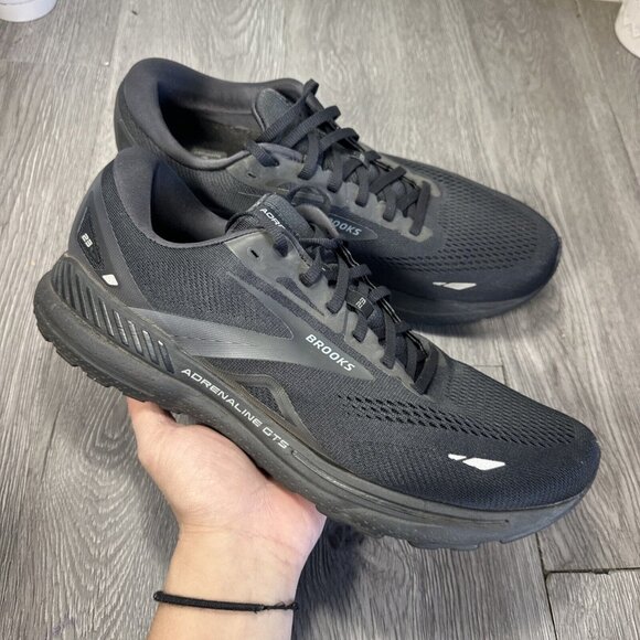 Brooks Men's Adrenaline GTS 23 Supportive Running Shoe Black